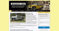 Desktop Screenshot of jeepsterjim.com