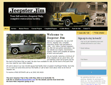 Tablet Screenshot of jeepsterjim.com